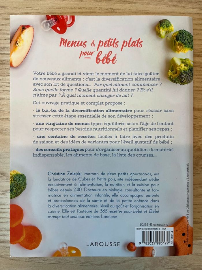 Menus et petits plats pour bébé - Christine Zalejski - photo numéro 2