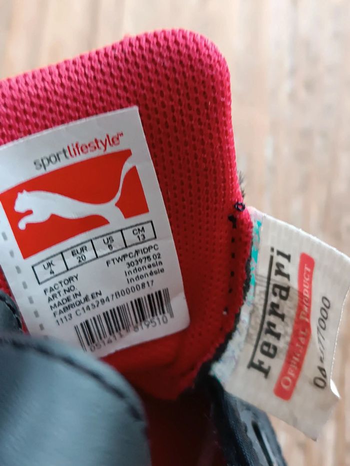 Baskets Puma pointure 20 - photo numéro 6