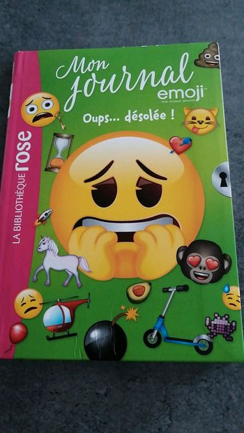 Livre mon journal emoji oups Désolée