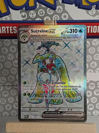 Carte pokémon Sucreine Ex terracristal 
