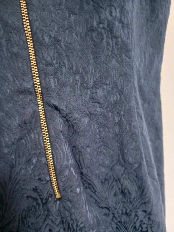 Robe bleue marine à manches courtes Taille L40 - photo numéro 3