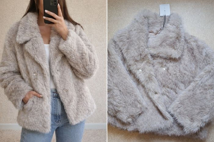 Manteau femme fausse fourrure - photo numéro 2