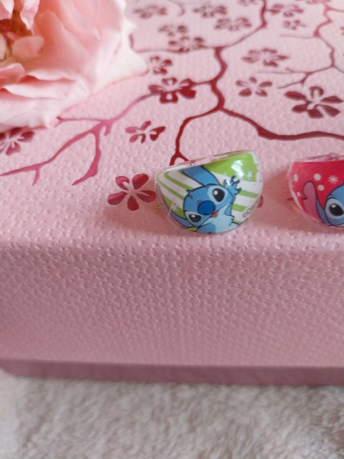 Lot de 3 bagues stitch pour 2e neufs - photo numéro 2