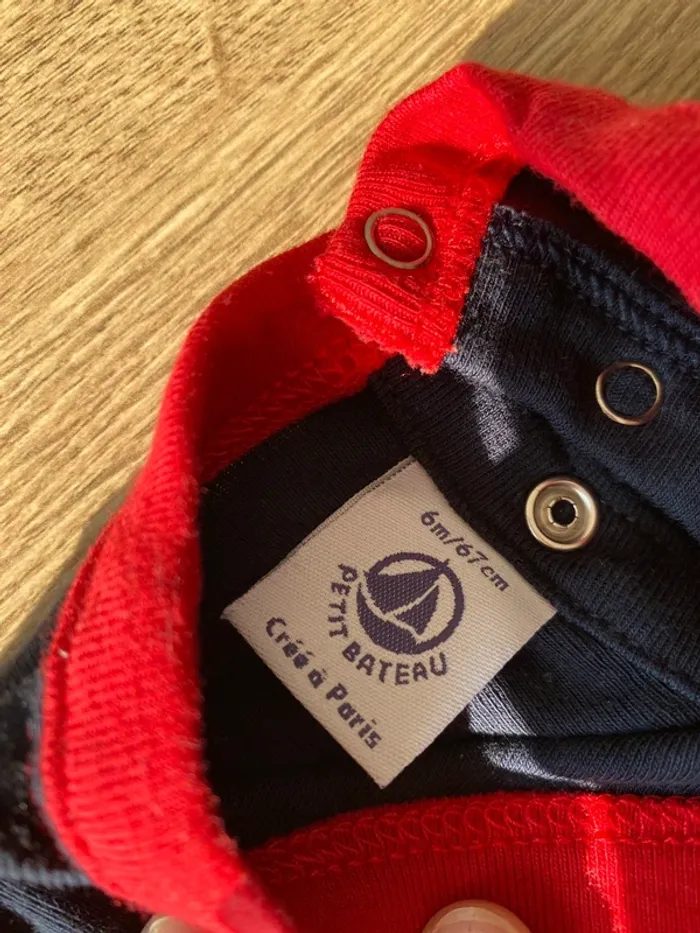 T-shirt manches courtes petit bateau - photo numéro 2