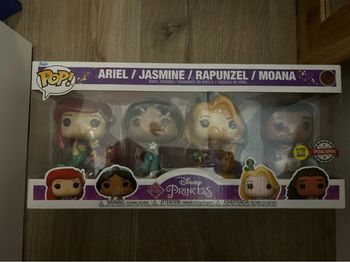 Pop princesse ariel jasmine raiponce et vaina neuves