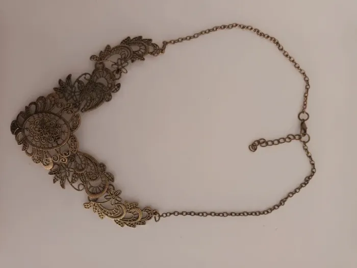 Collier en métal doré - photo numéro 2