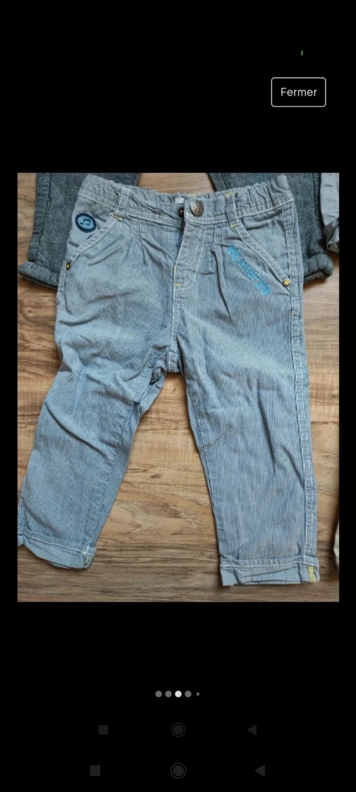 Lot 5 pantalons 18 mois - photo numéro 3