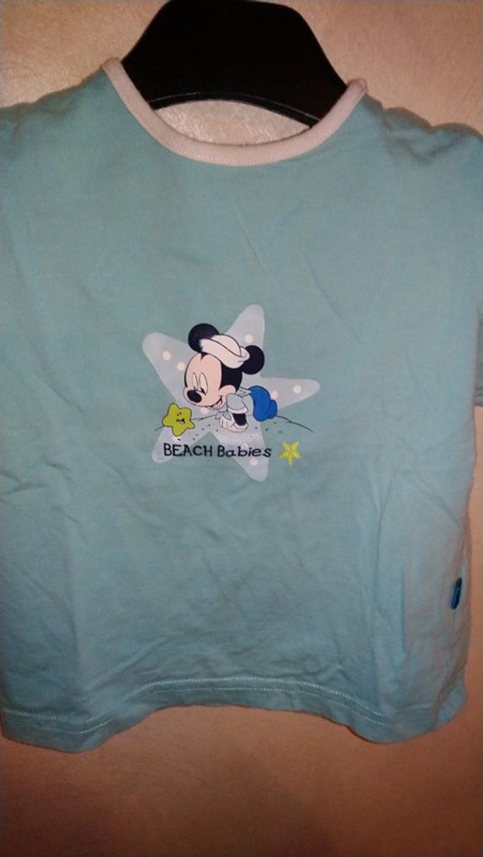 Joli tee shirt Mickey bébé garçon 18 mois Disney - photo numéro 2