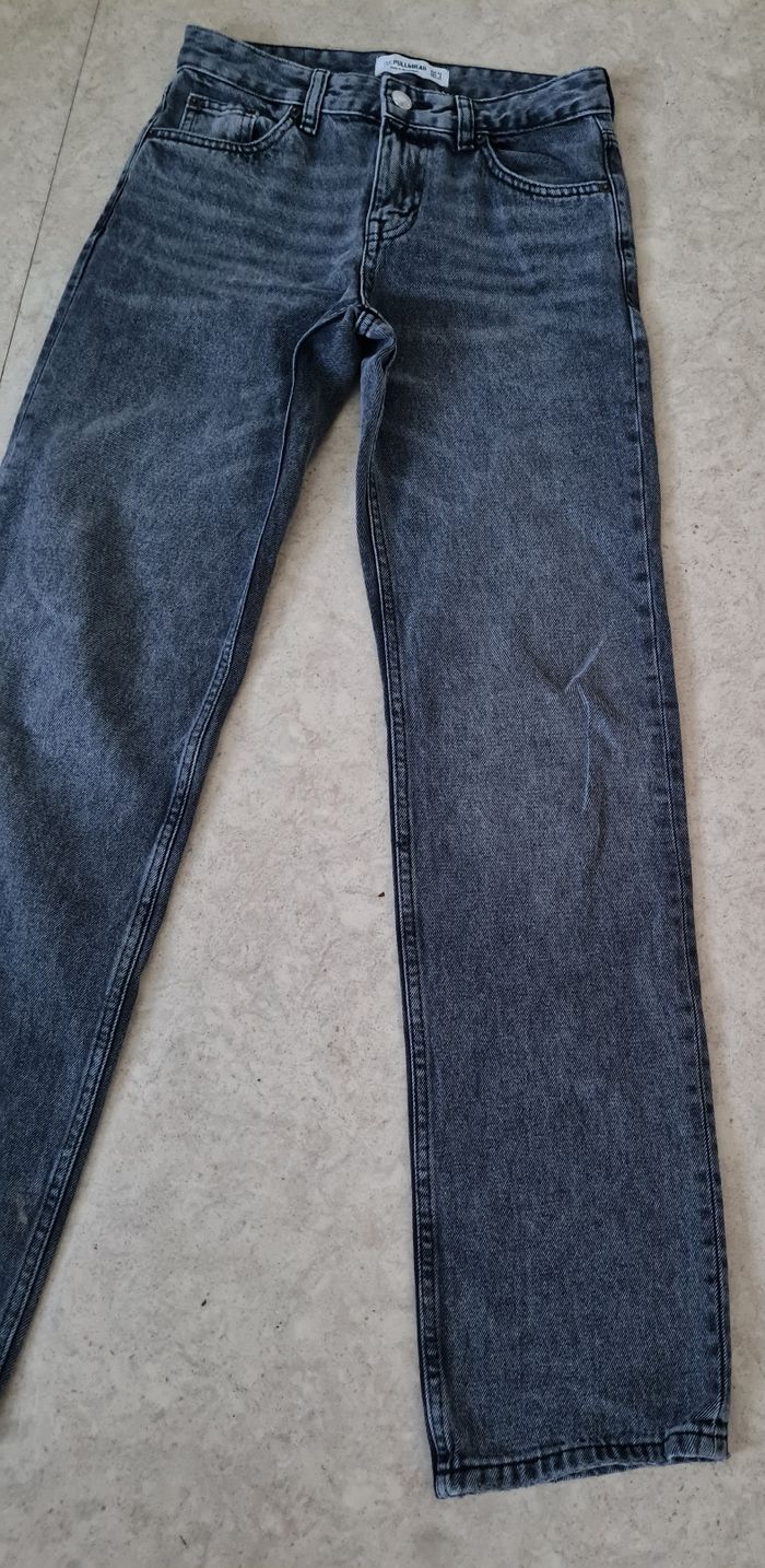 Jean droit pull&bear taille xs34 - photo numéro 4