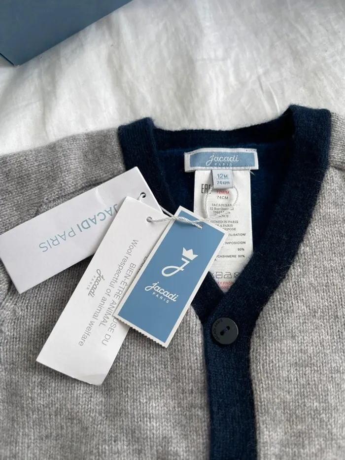 Cardigan cachemire et laine Neuf Jacadi - photo numéro 2