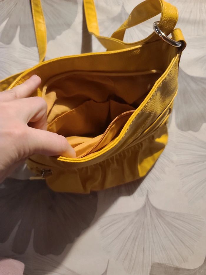 Sac bandoulière jaune - photo numéro 2