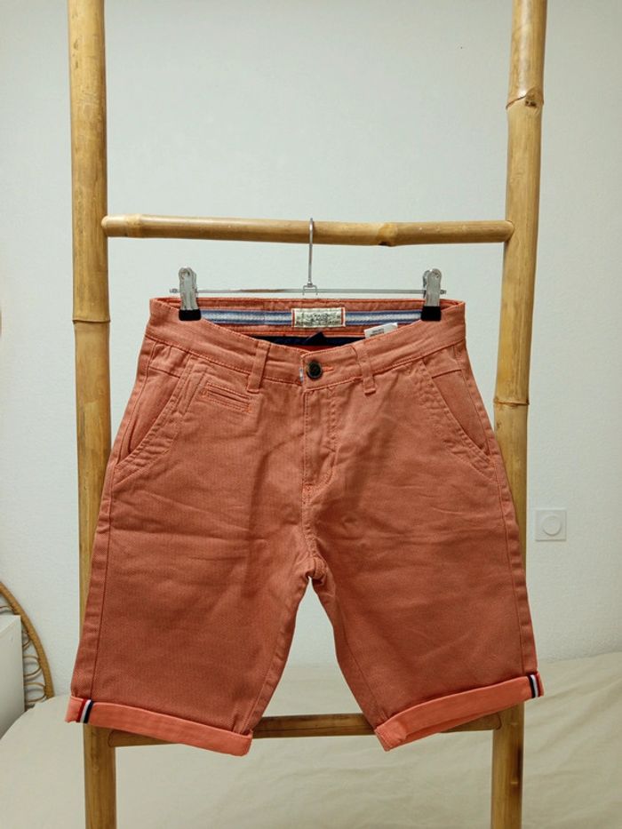 Short Bermuda chino coton stretch armuré homme La Maison Blaggio neuf