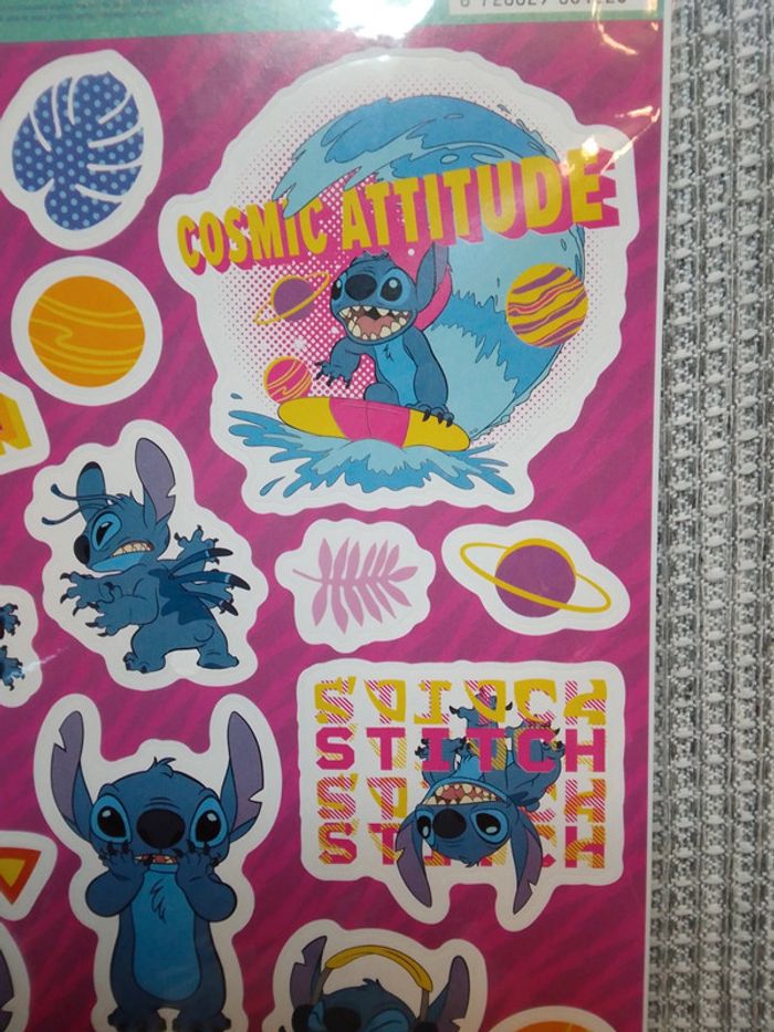 Autocollants stickers x2 Disney "Stitch" - photo numéro 6