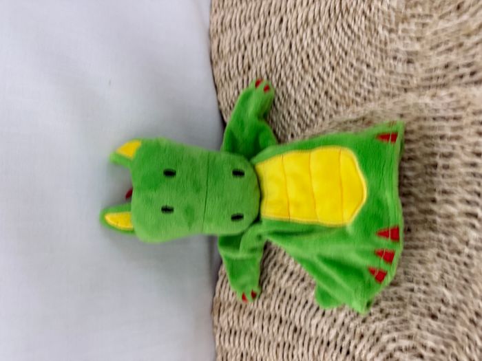 doudou marionnette crocodile - photo numéro 3