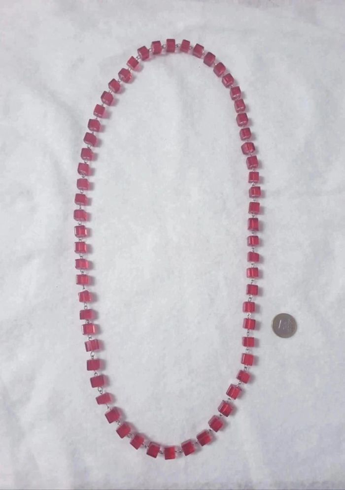 Magnifique collier avec cubes - photo numéro 3