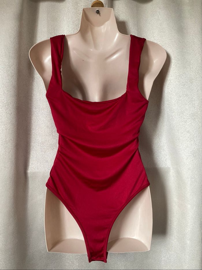 Body polyester rouge S Shein - photo numéro 6