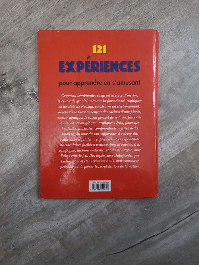Livre 121 expériences pour apprendre en s'amusant - photo numéro 2