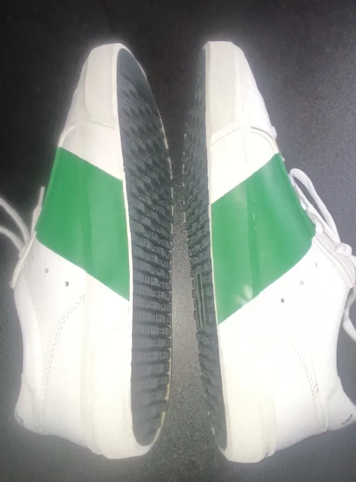 Sneakers cuir blanc/vert Bikkembergs - photo numéro 7