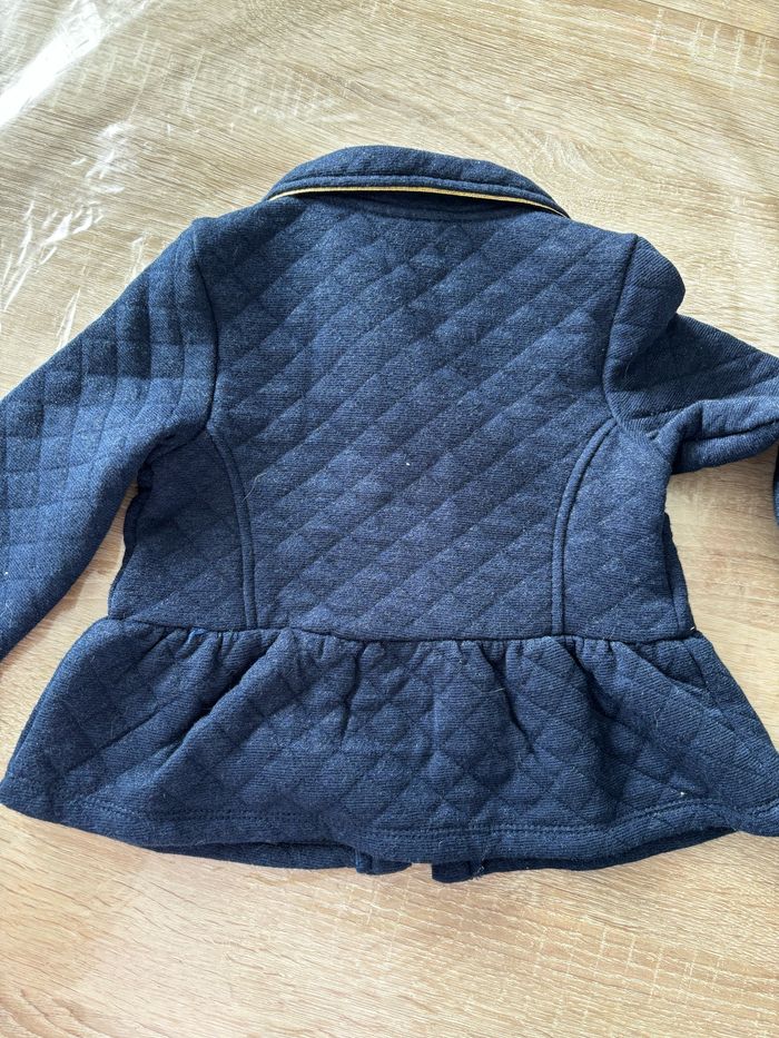 Veste bleu paillettes Minnie DISNEY t.23m - photo numéro 5