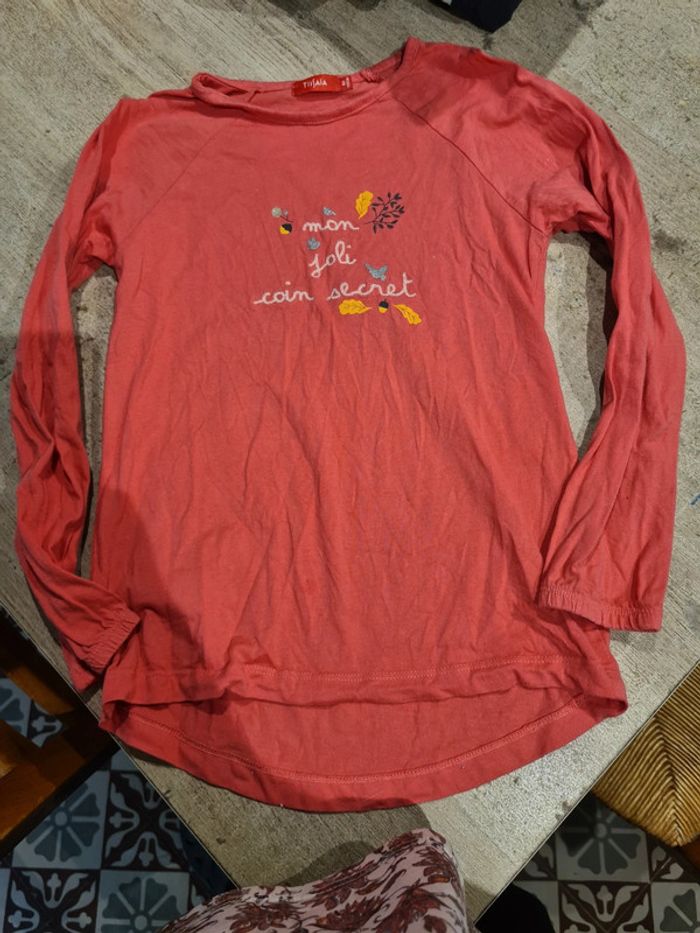 T shirt manche longue fille