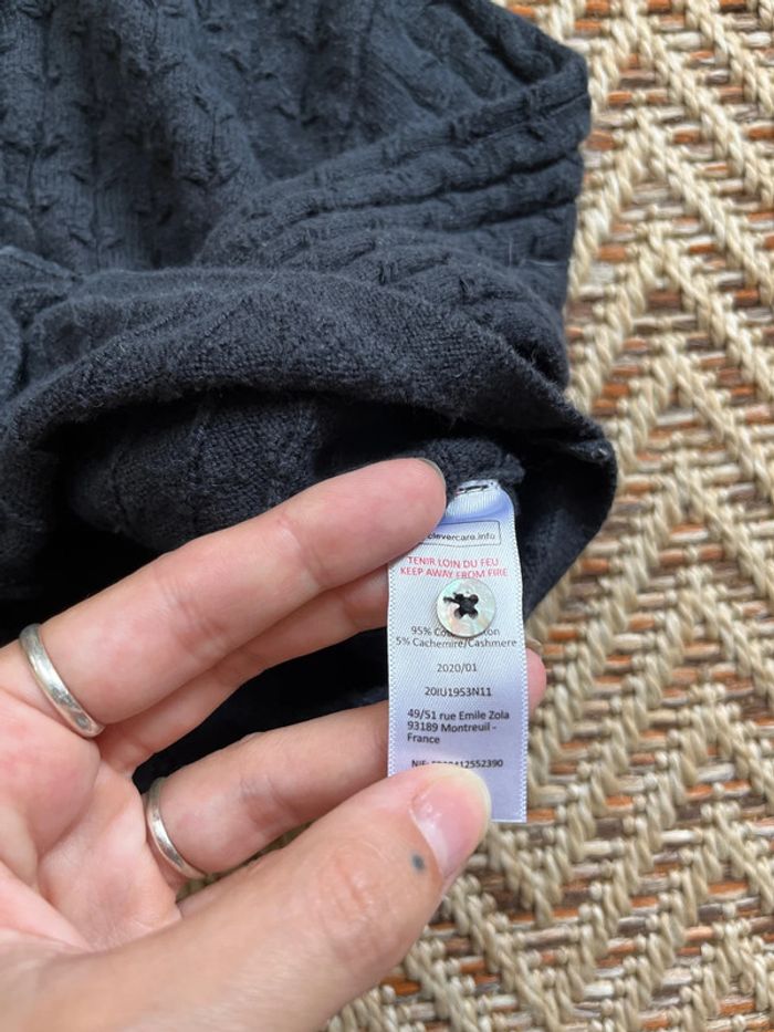 Gilet Natalys cachemire 6M - photo numéro 4