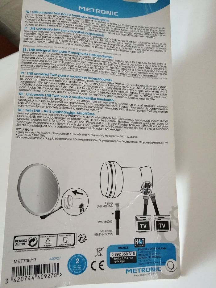 Universal TWIN Lnb - photo numéro 2