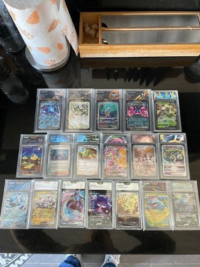 Pokémon Gros lot 17 cartes gradée PCA CA