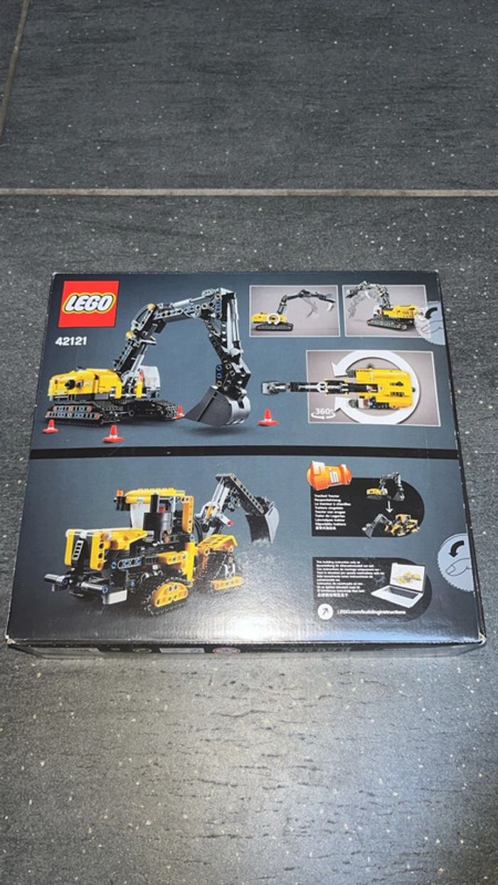[NEUF] Lego Technic 42121 – Pelleteuse Lourde – 569 pièces, 2-en-1, Rare, boîte scellée - photo numéro 2