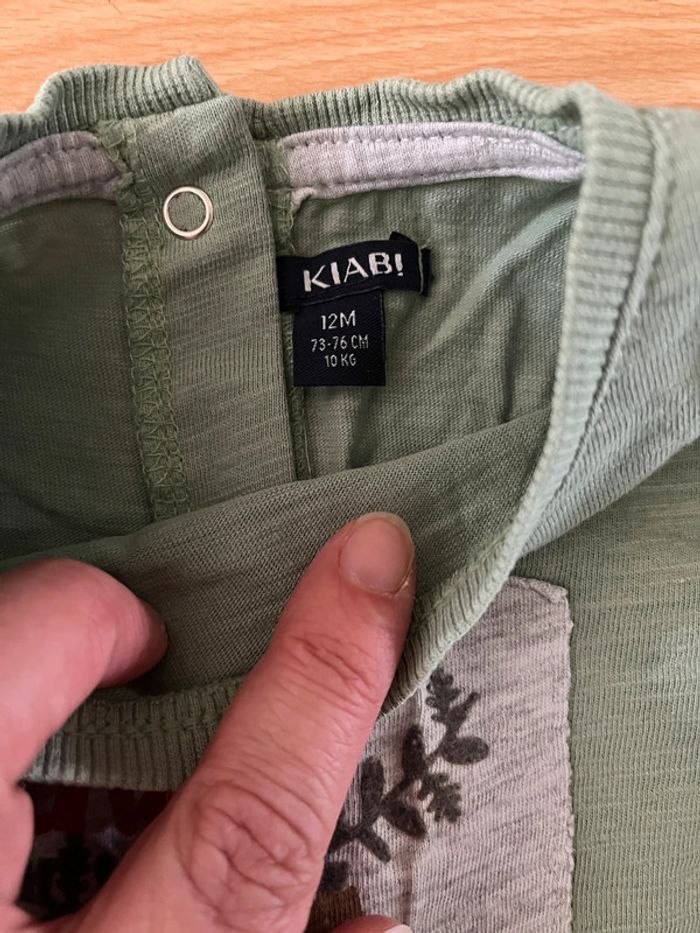 T-shirt ML garçon 12 mois - photo numéro 3