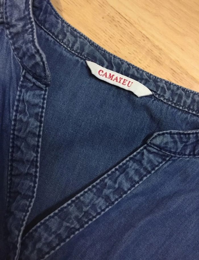 Robe effet jean - Camaïeu - 36 - photo numéro 3