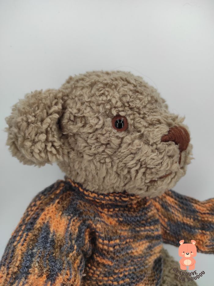 Peluche Articulée Mouton marron Vintage - photo numéro 3