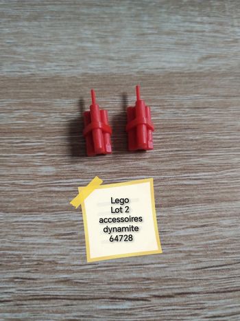 Lego lot 2 accessoires dynamite 64728