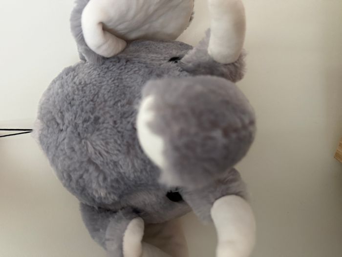 Tête d'animal en peluche - Décoration murale suspendue - photo numéro 3