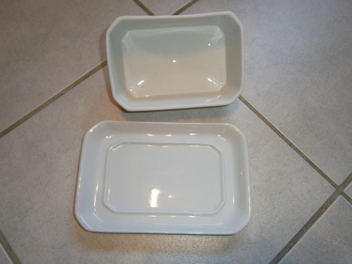 Beurrier blanc en porcelaine - photo numéro 3