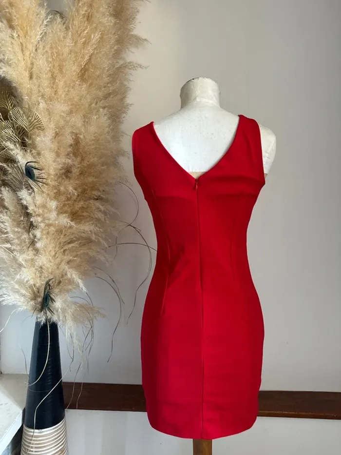 Robe de cocktail rouge S/36 neuve - photo numéro 2