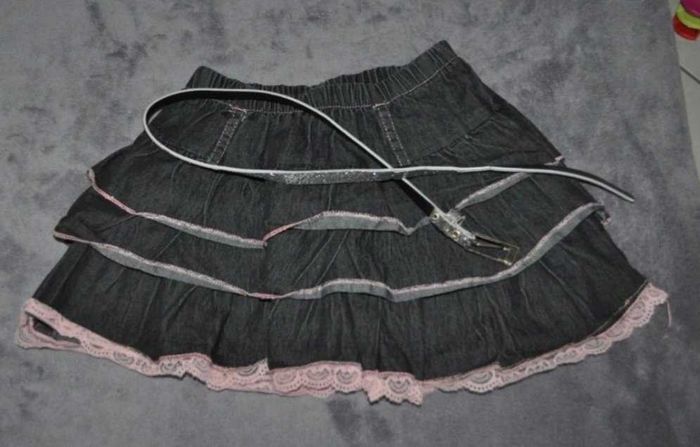 Jupe + ceinture 5 ans fille