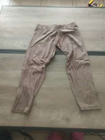 Legging court taupe