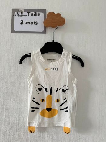 Débardeur - taille 3 mois 🌼