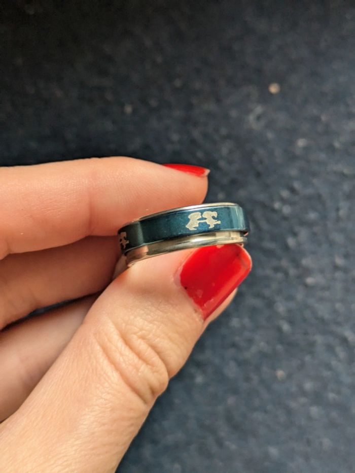 Bague en acier anti stress - photo numéro 3