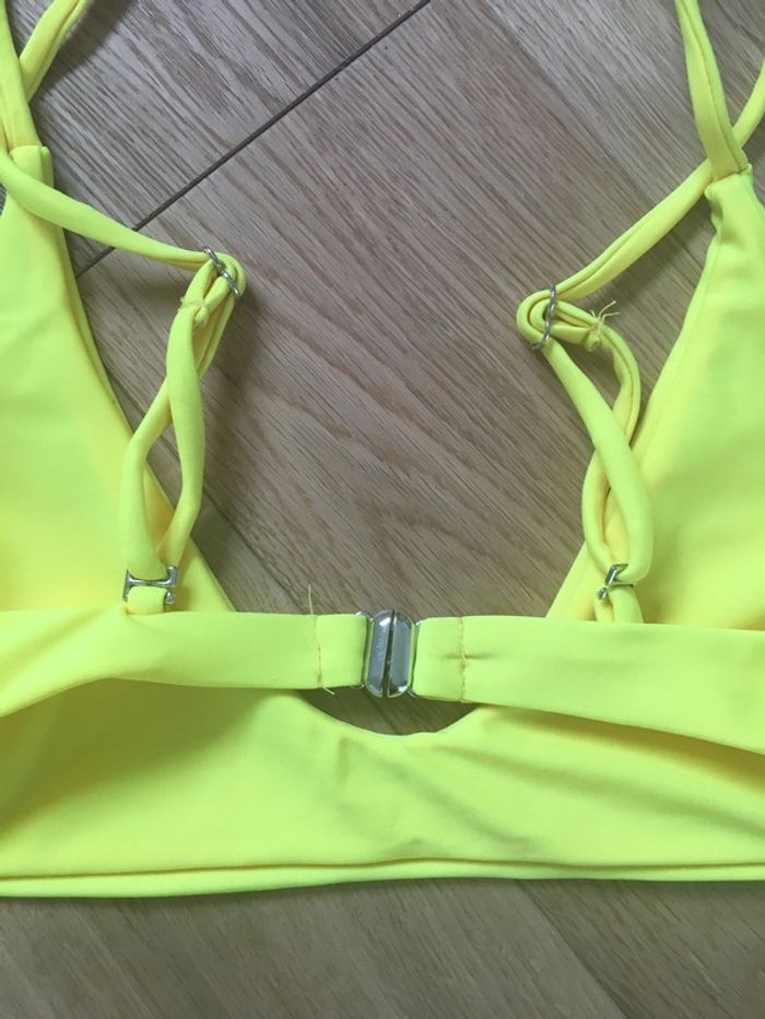 Maillot de bain deux pièces jaune vert jungle - photo numéro 9