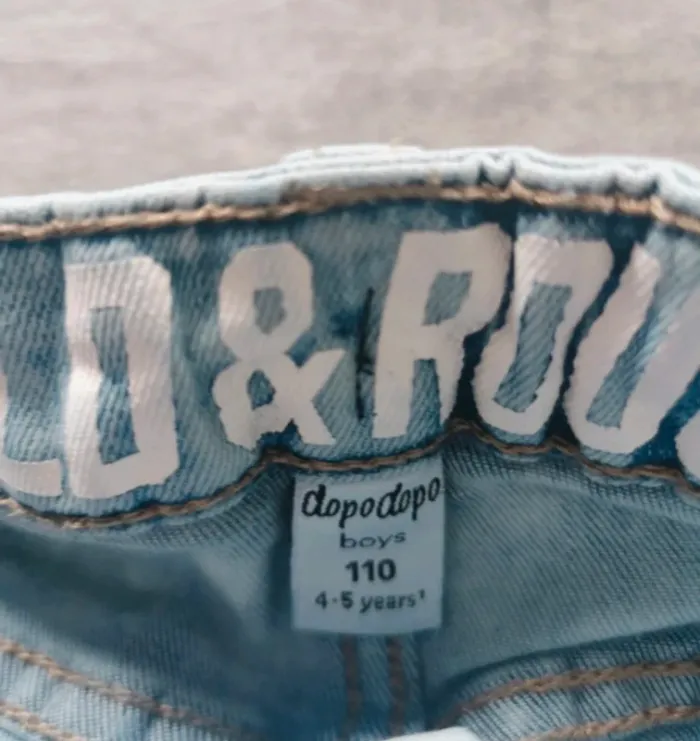 Pantalon jean garçon 4/5 ans - photo numéro 3