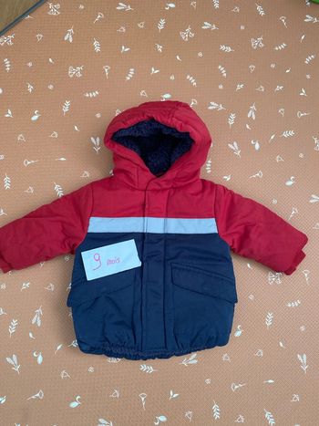 Doudoune doublée Sherpa 9 mois