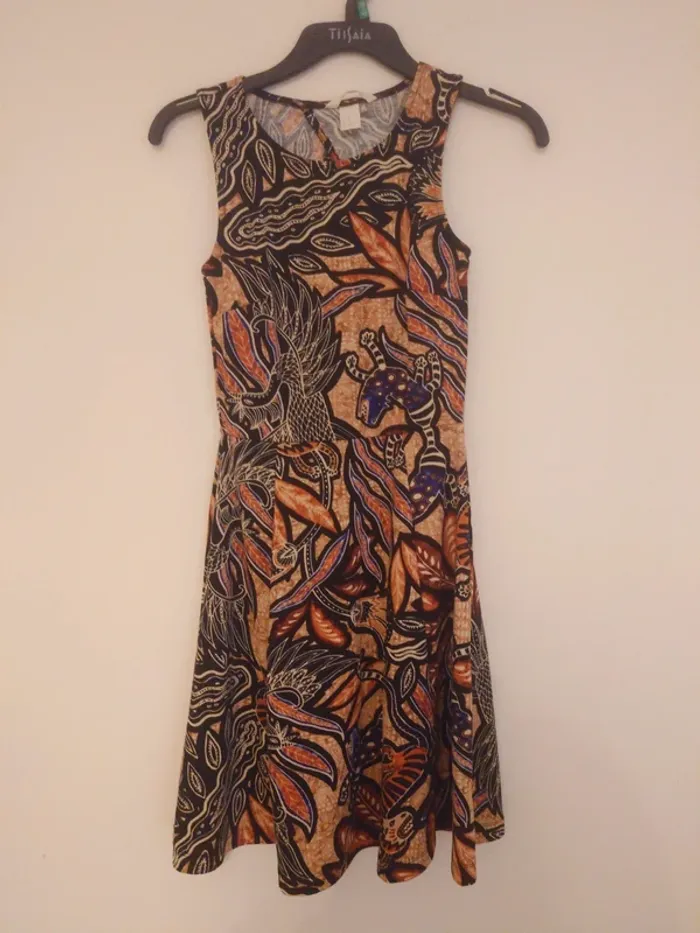 🌺 Robe fille 12 ans - Motifs ethniques colorés 🌺