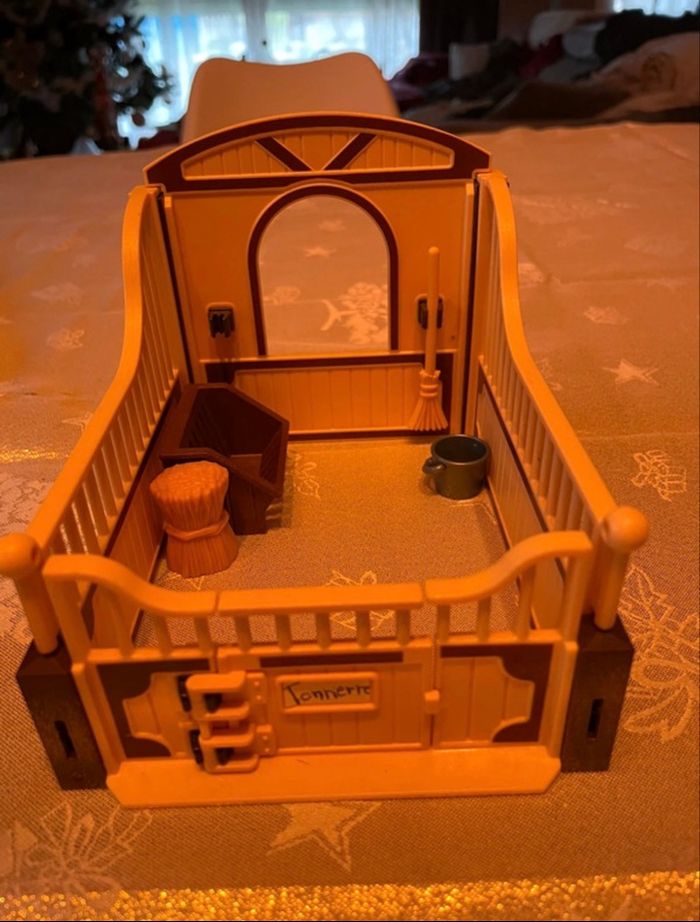 Lot Playmobil Cheval trackener et sa cavalière n°5110 - photo numéro 3