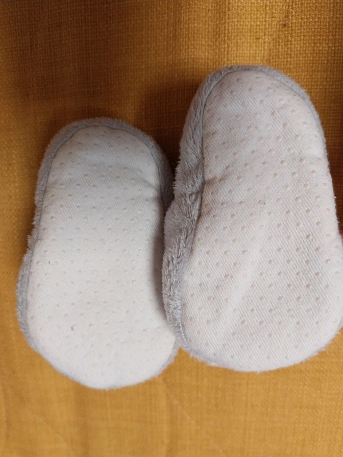 Chaussons bébé garçon gris - photo numéro 2