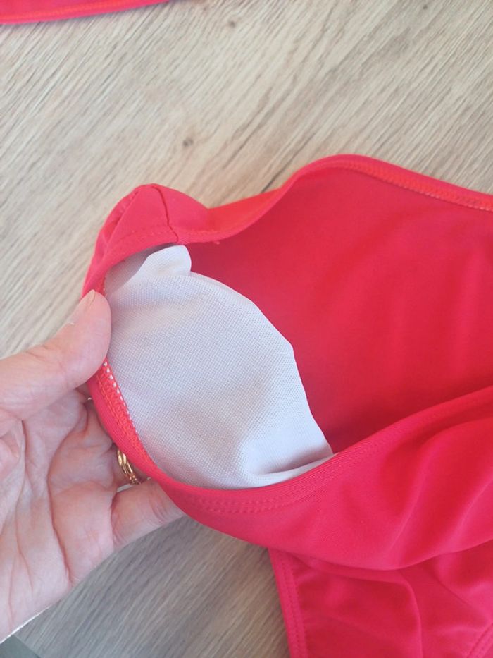 Maillot 2 pièces rouge - photo numéro 4