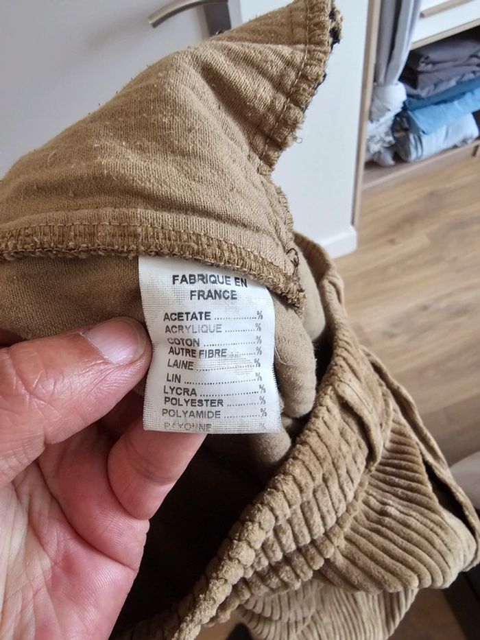 Pantalon velours côtelé Yume. Taille 38 - photo numéro 6