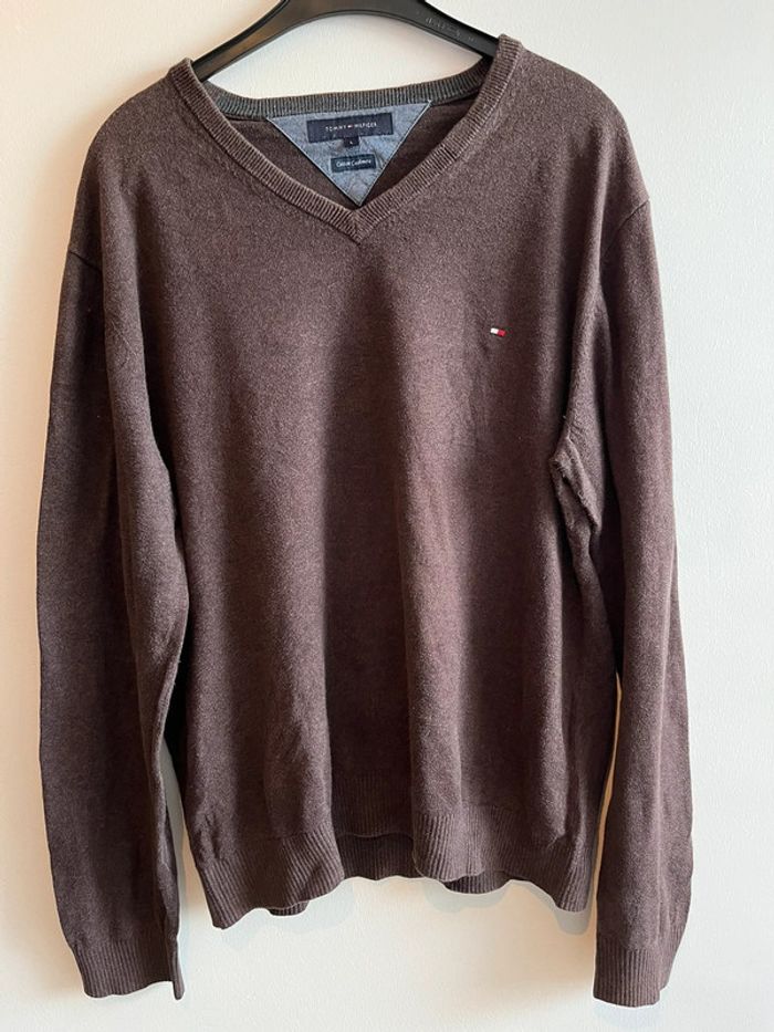 Pull classique taille L homme Tommy Hilfiger