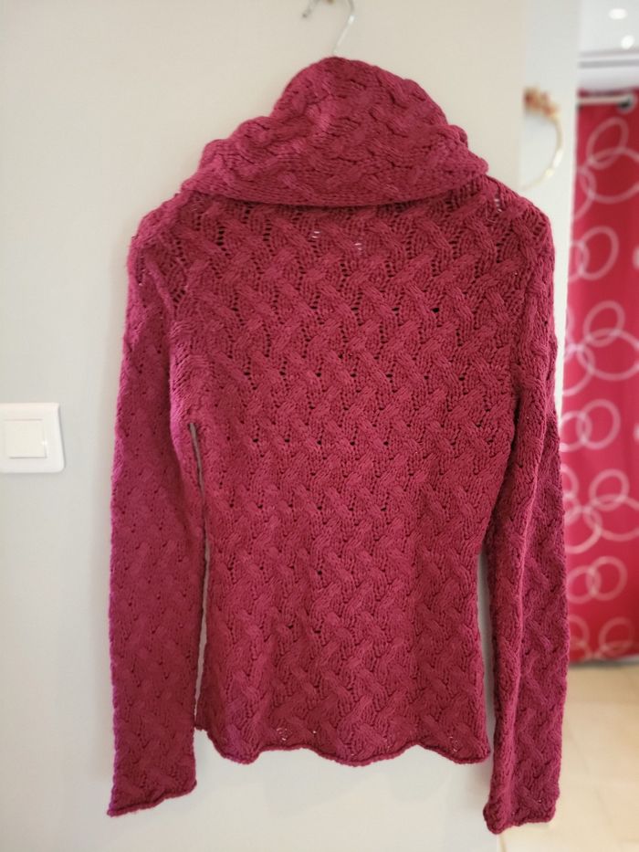 Pull bordeaux Kiabi - photo numéro 2