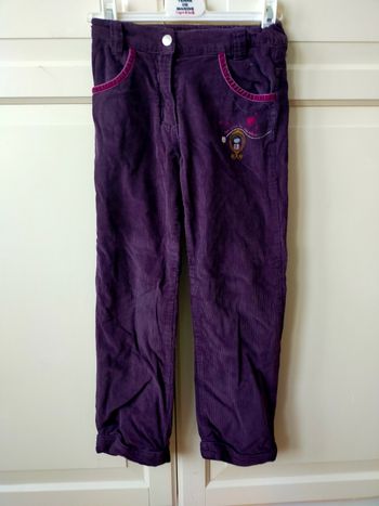 Pantalon velours taille 7 ans